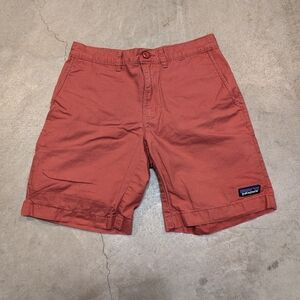 Patagonia Lightweight All Wear Men's 28 Red/Orange Hemp Blend Shorts Casual